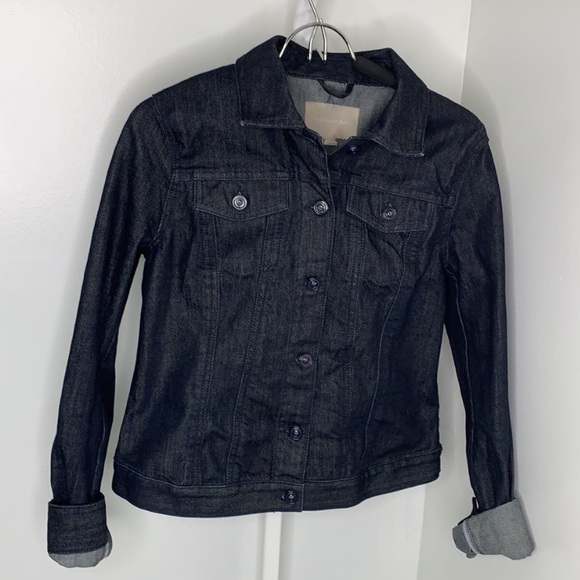 Banana Republic Women’s Dark Wash Small Denim Jacket - Picture 1 of 6
